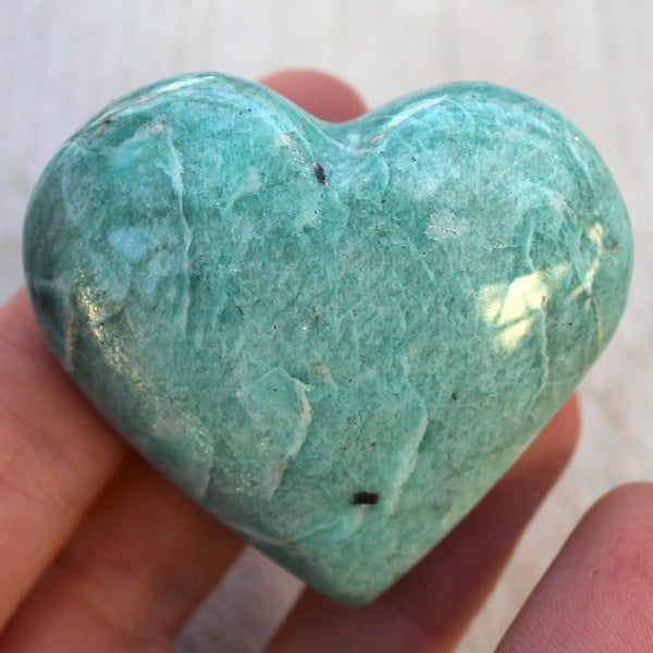 Large Amazonite Heart