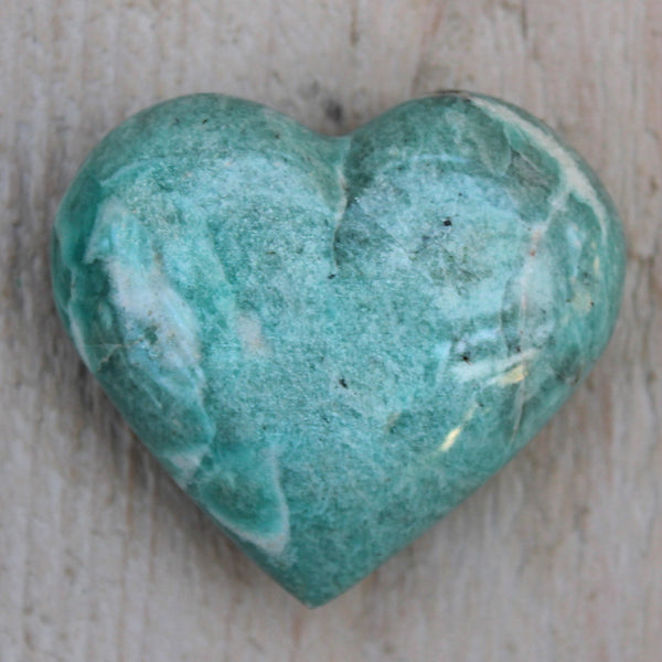 Large Amazonite Heart