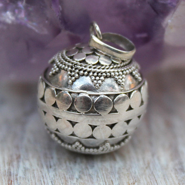 925 Sterling Silver Balinese Harmony Ball