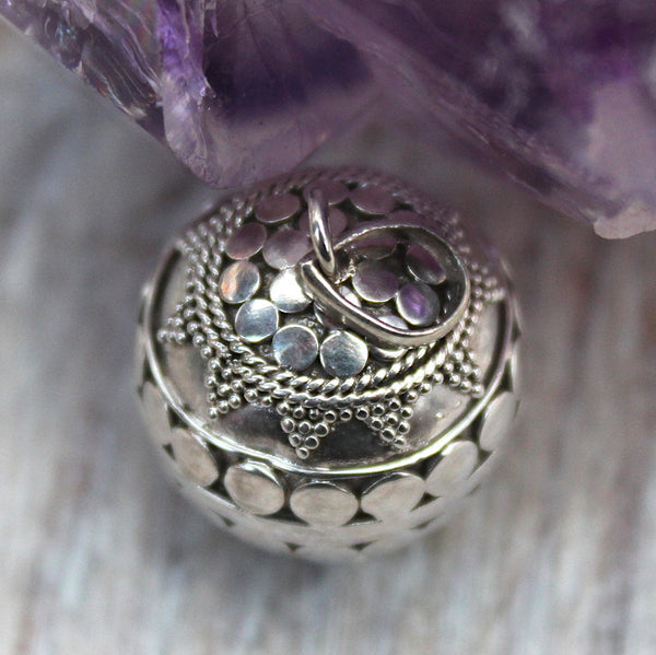 925 Sterling Silver Balinese Harmony Ball