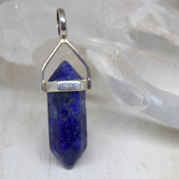 Lapis Lazuli and 925 Silver Pendant